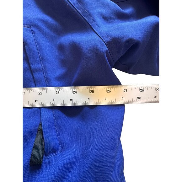 Maxam Mountain Goose Down Insulated Jacket XL Blue Black Winter Ski Coat Parka - Picture 12 of 12